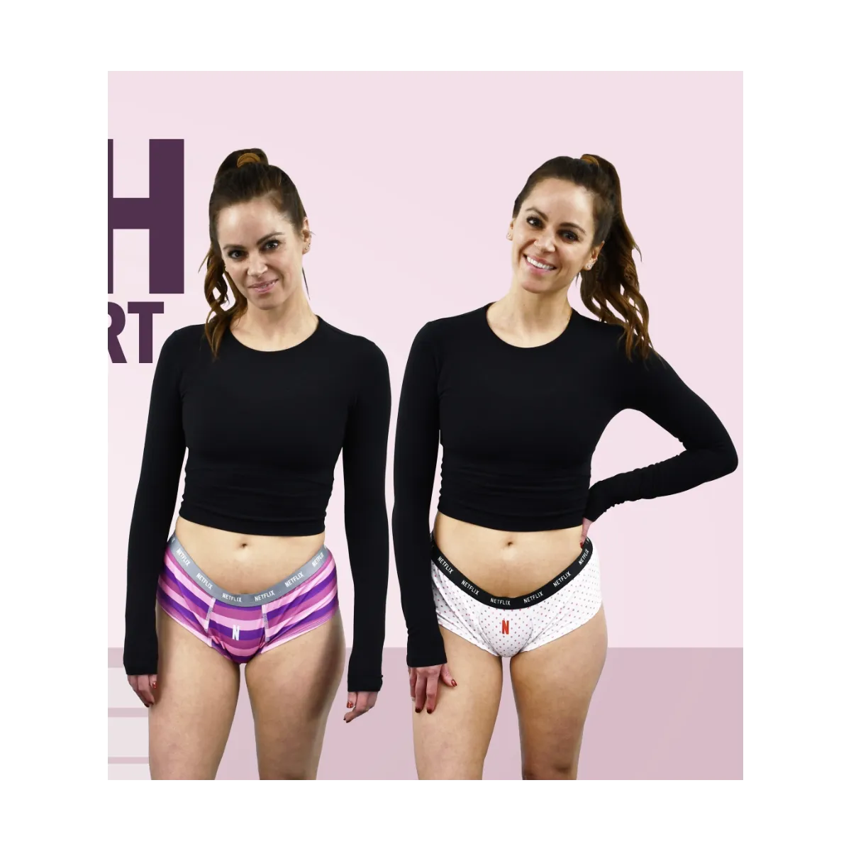 Soft-Touch Knit Cheeky Short