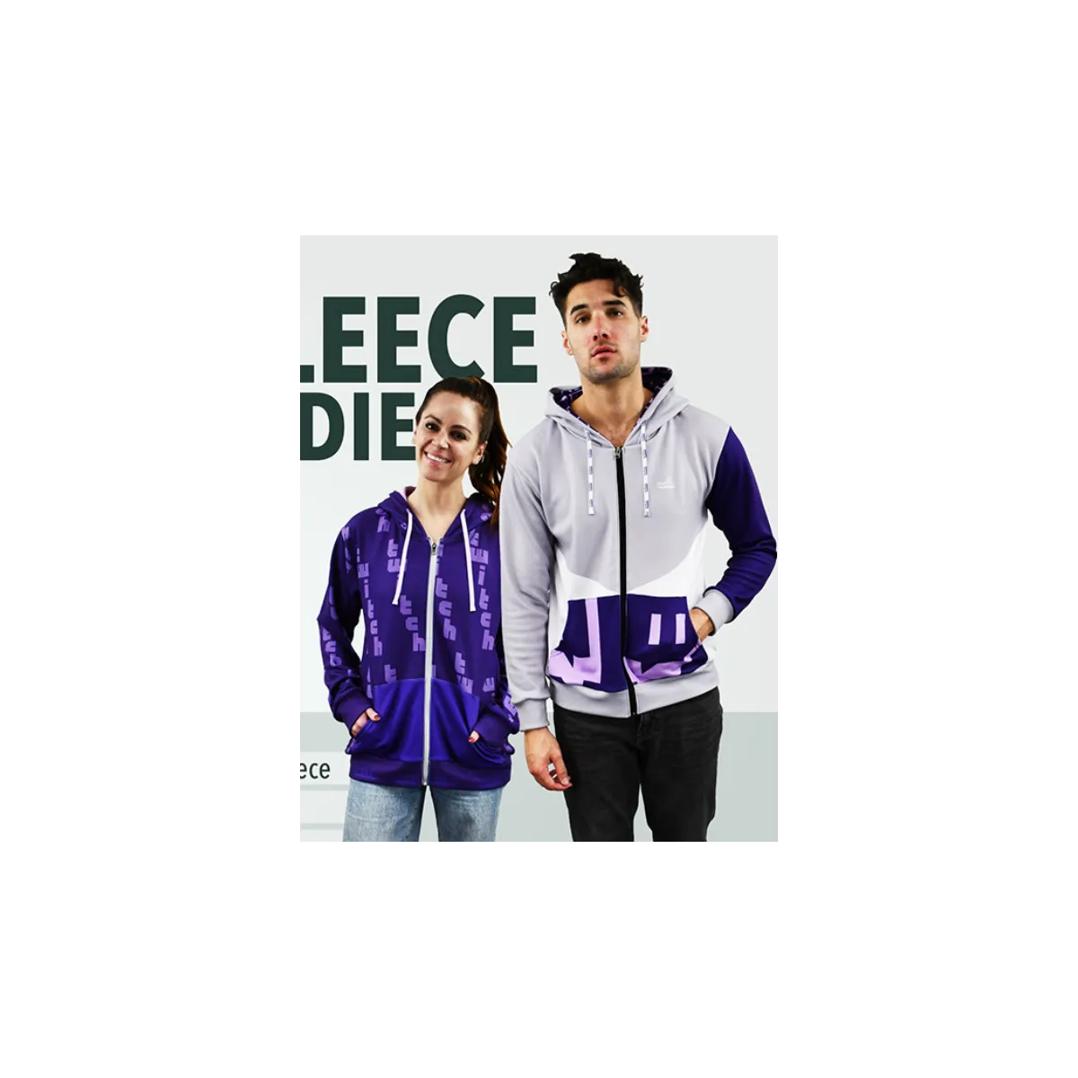 Comfort-Flex 8oz Fleece Zip Up Hoodie