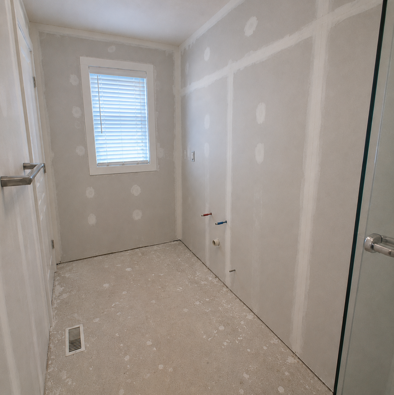 Bathroom before renovation, during demolition