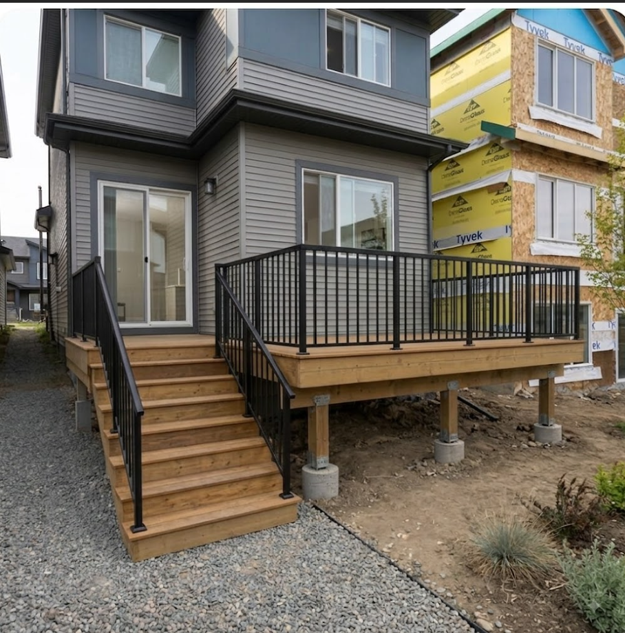 Finished deck from another angle