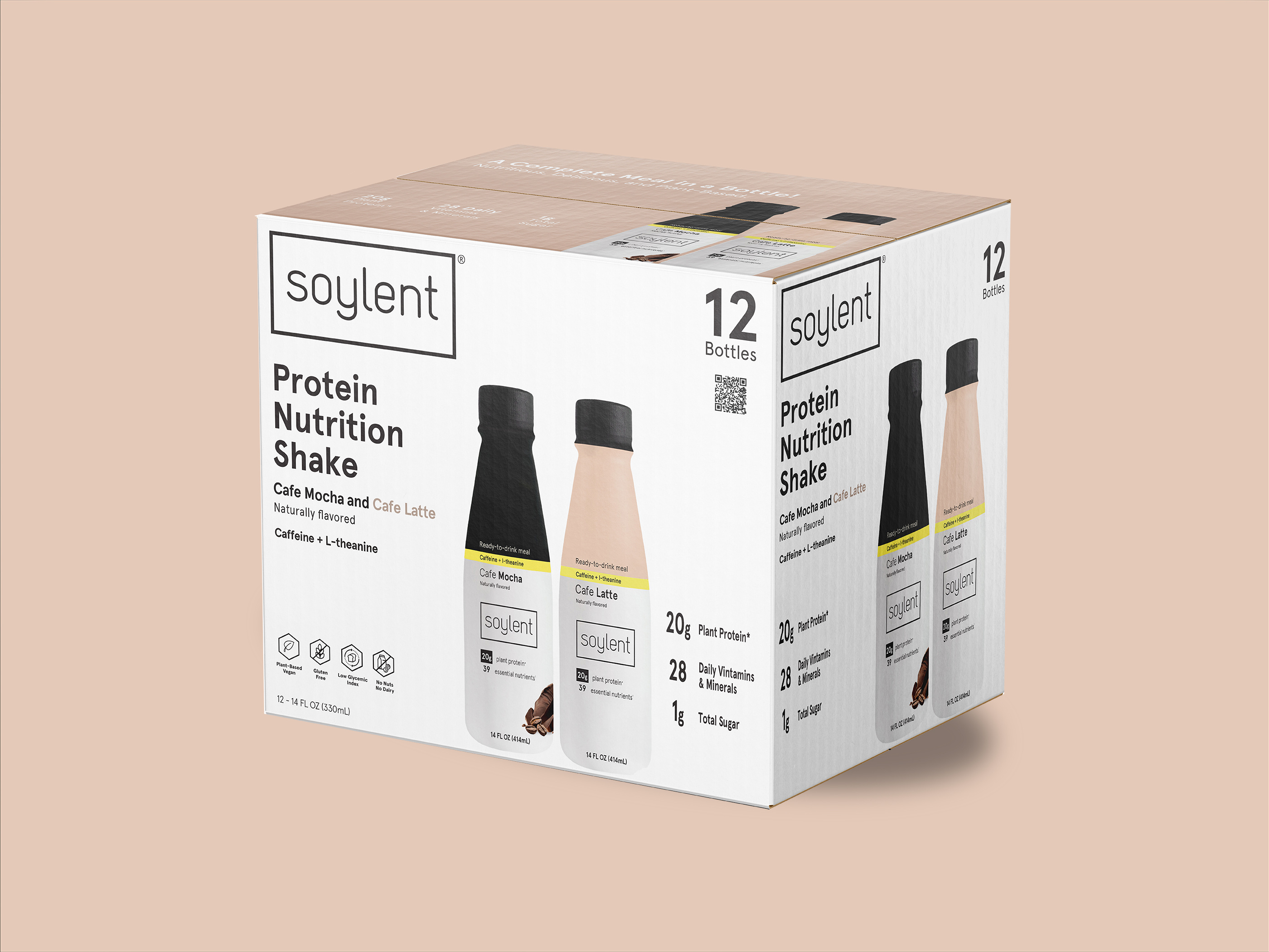 Retail packaging design for Go-Go Gurt protein drink box, multi-pack carrier for CPG beverage brand optimized for retail shelves and trade show displays