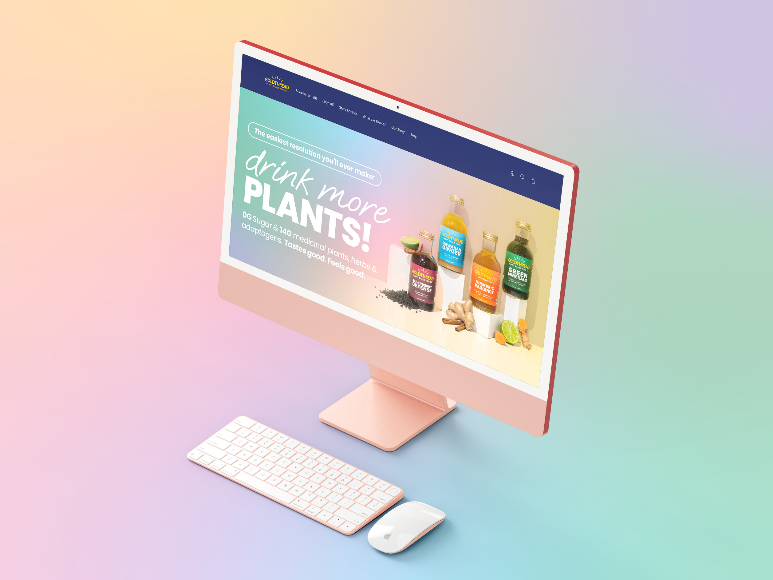 Web banner design for Olyra organic drink, e-commerce website graphic optimized for digital marketing campaigns and product promotion