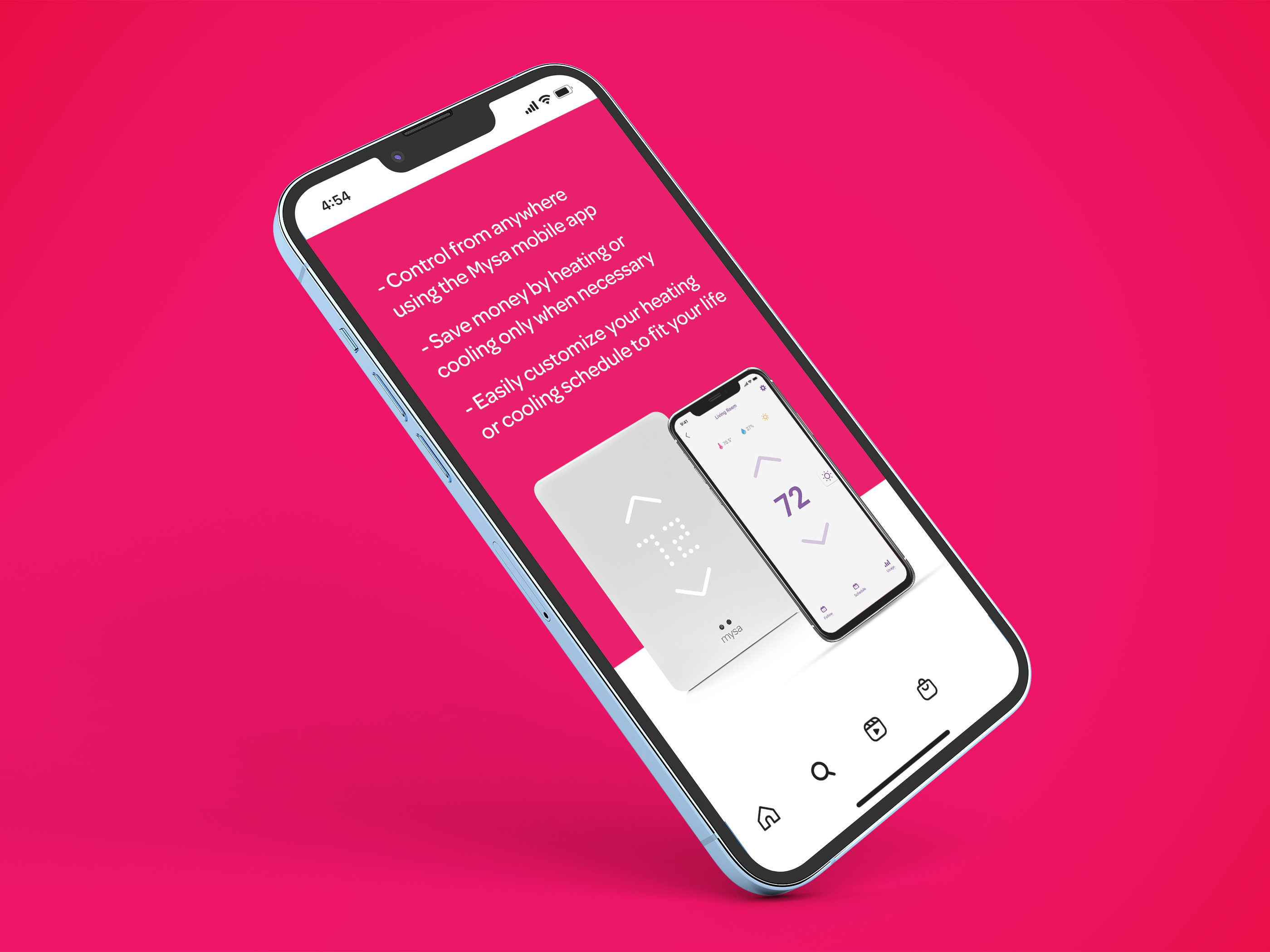 Social media design for smart home technology, digital marketing asset optimized for product promotion and brand storytelling across social platforms
