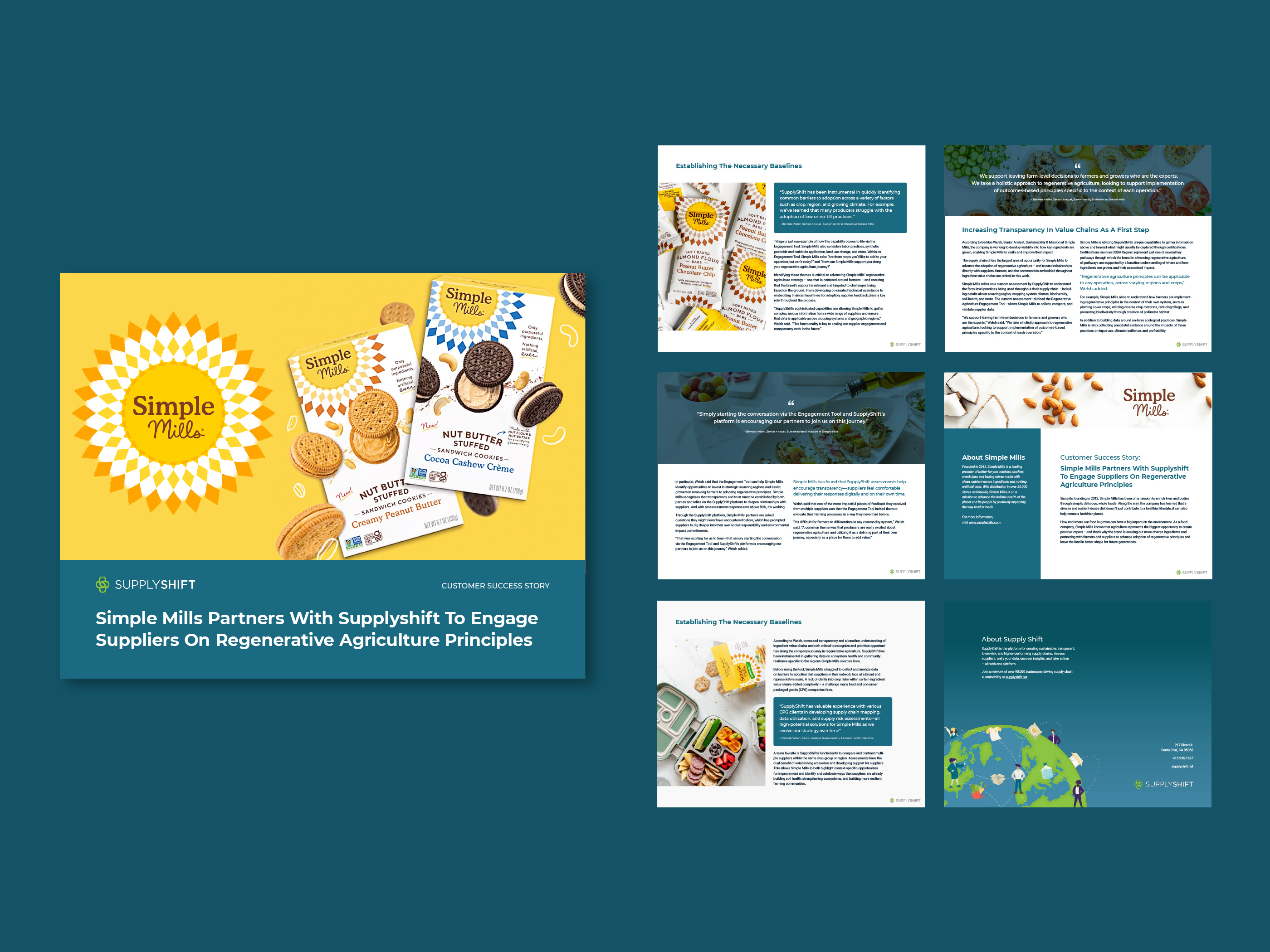 Presentation deck design for CPG snack brand Kelly's, case study layout showcasing branding packaging and campaign results for trade marketing and events