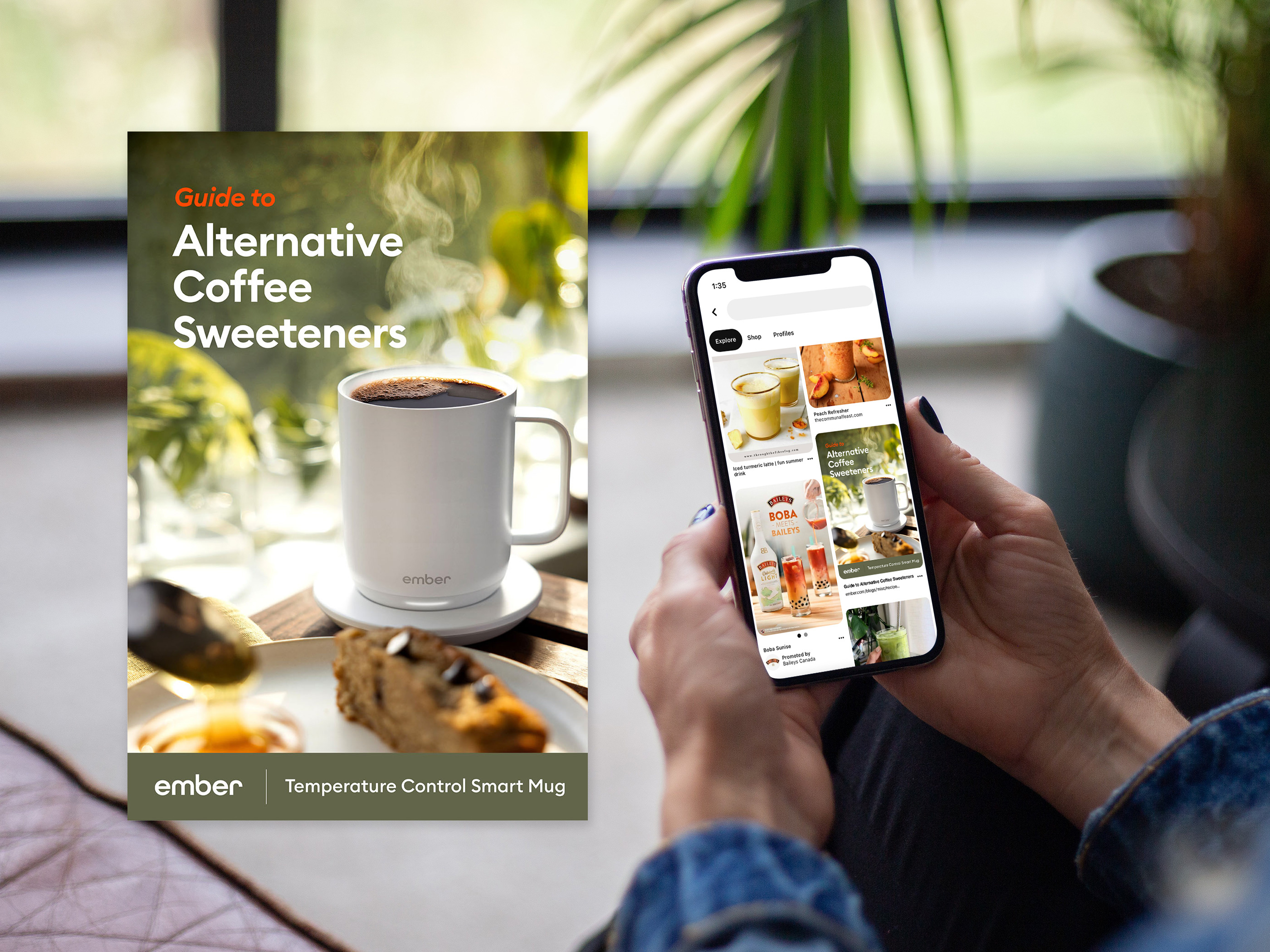 Printed educational booklet design for coffee brand guide book, trade show marketing materials optimized for brand storytelling and product education at events and retail promotions