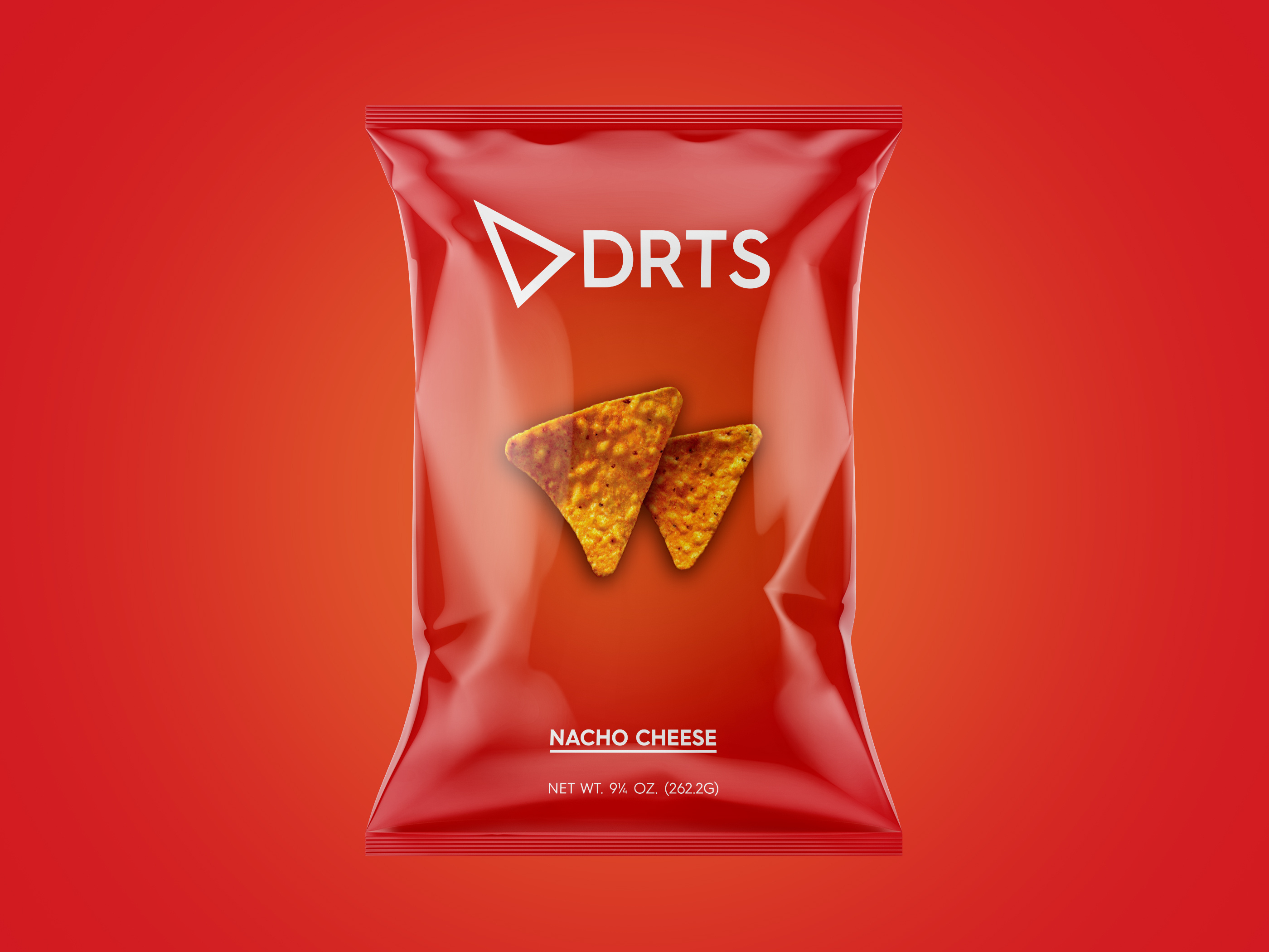 Packaging design concept for Doritos chips presented as a retail display mockup for trade marketing and event promotions