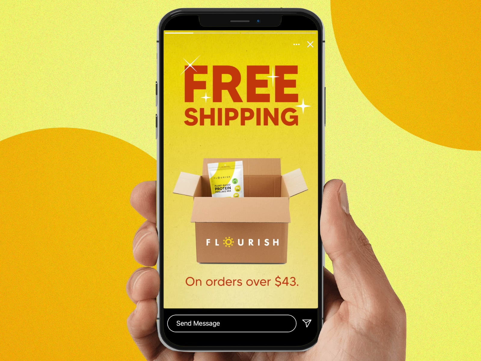 Animated retail promotion design for CPG snack brand sale events and trade show displays optimized for digital signage and high traffic environments