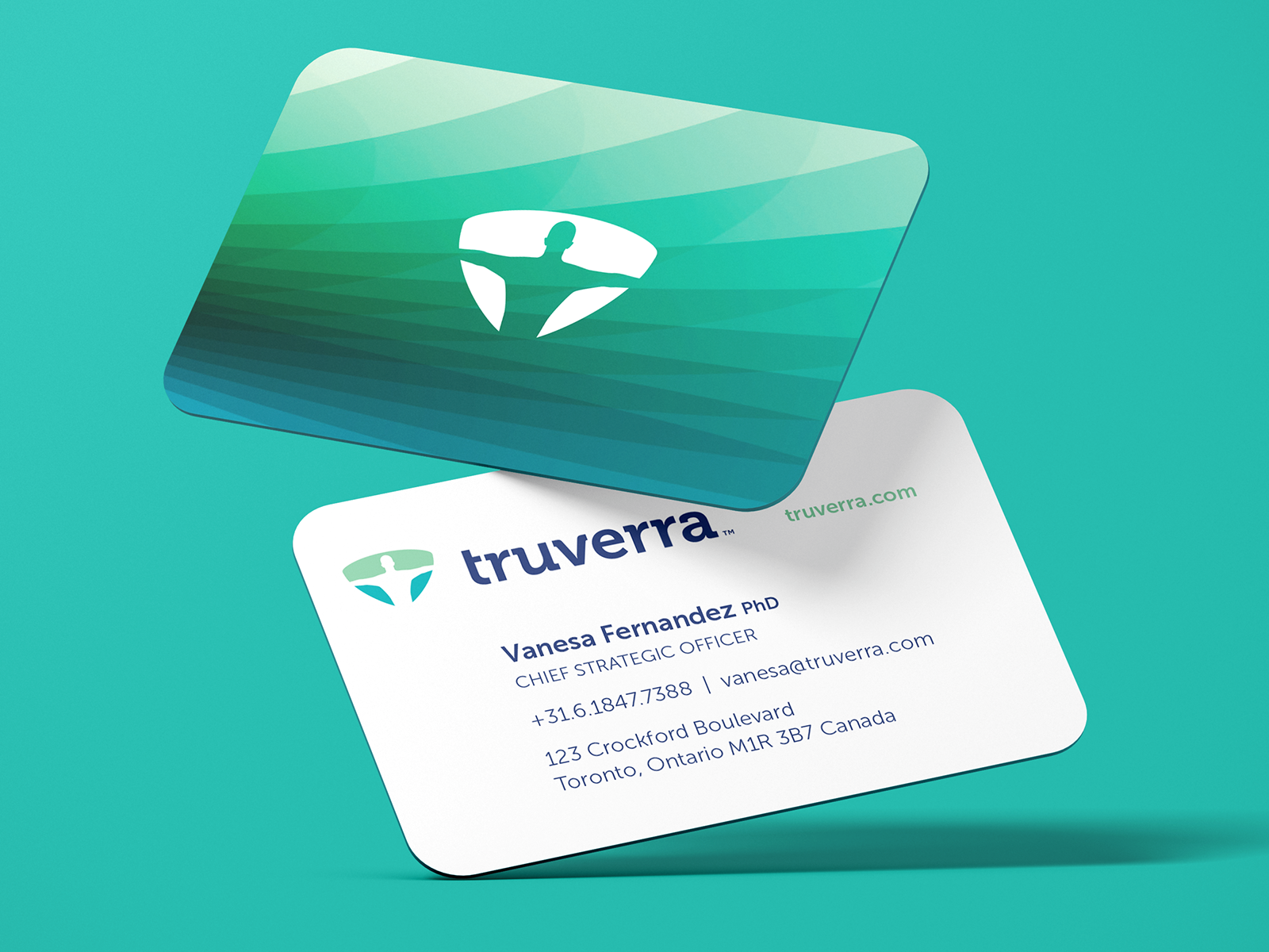 Business card design and branding collateral for cannabis and CBD brand used in retail and trade marketing