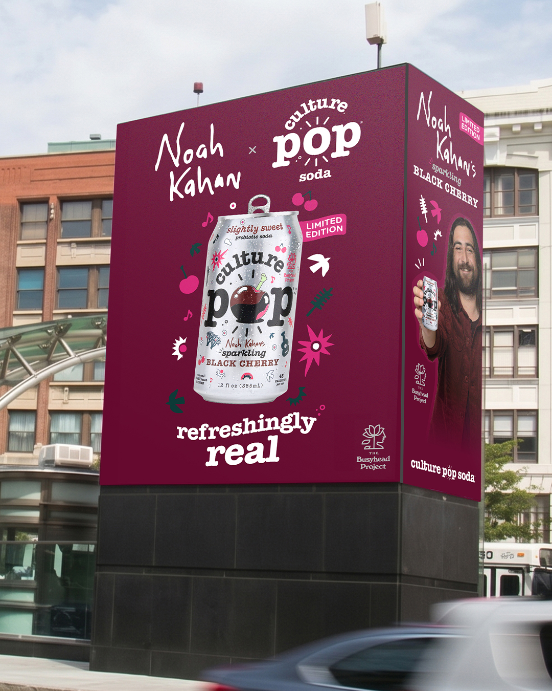 DarkRoast creative work for beverage brands