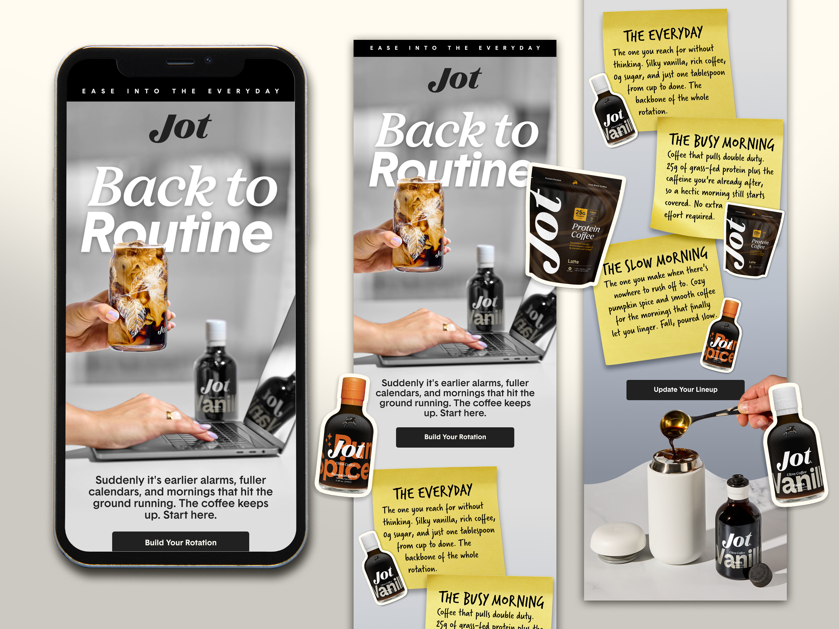 DarkRoast creative work for DTC brands