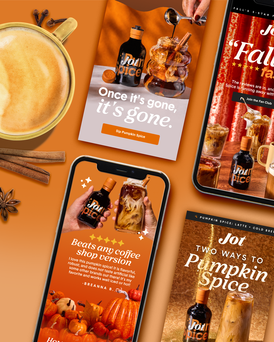 DarkRoast creative work for consumer brands