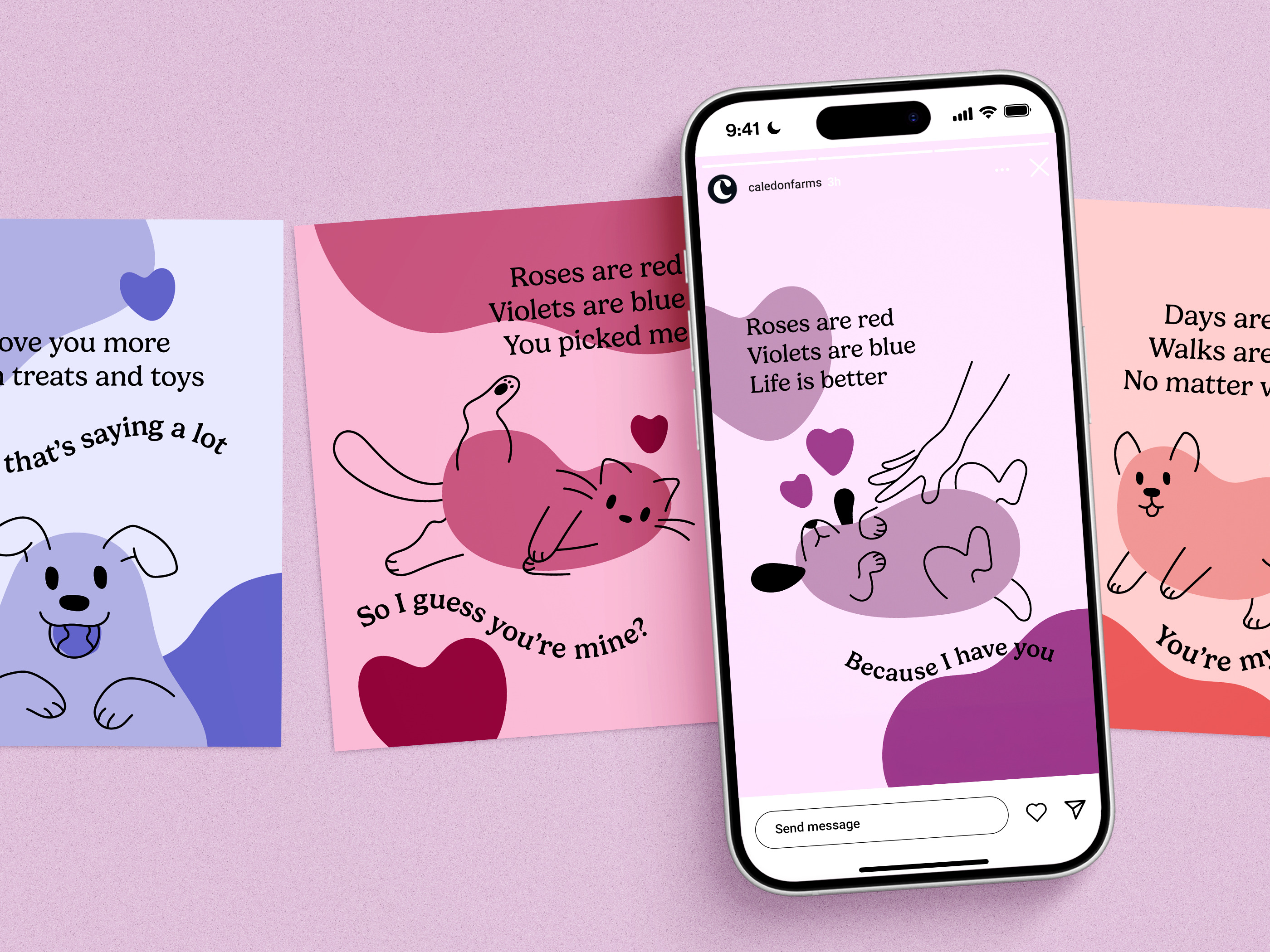 DarkRoast portfolio work for Pet brands