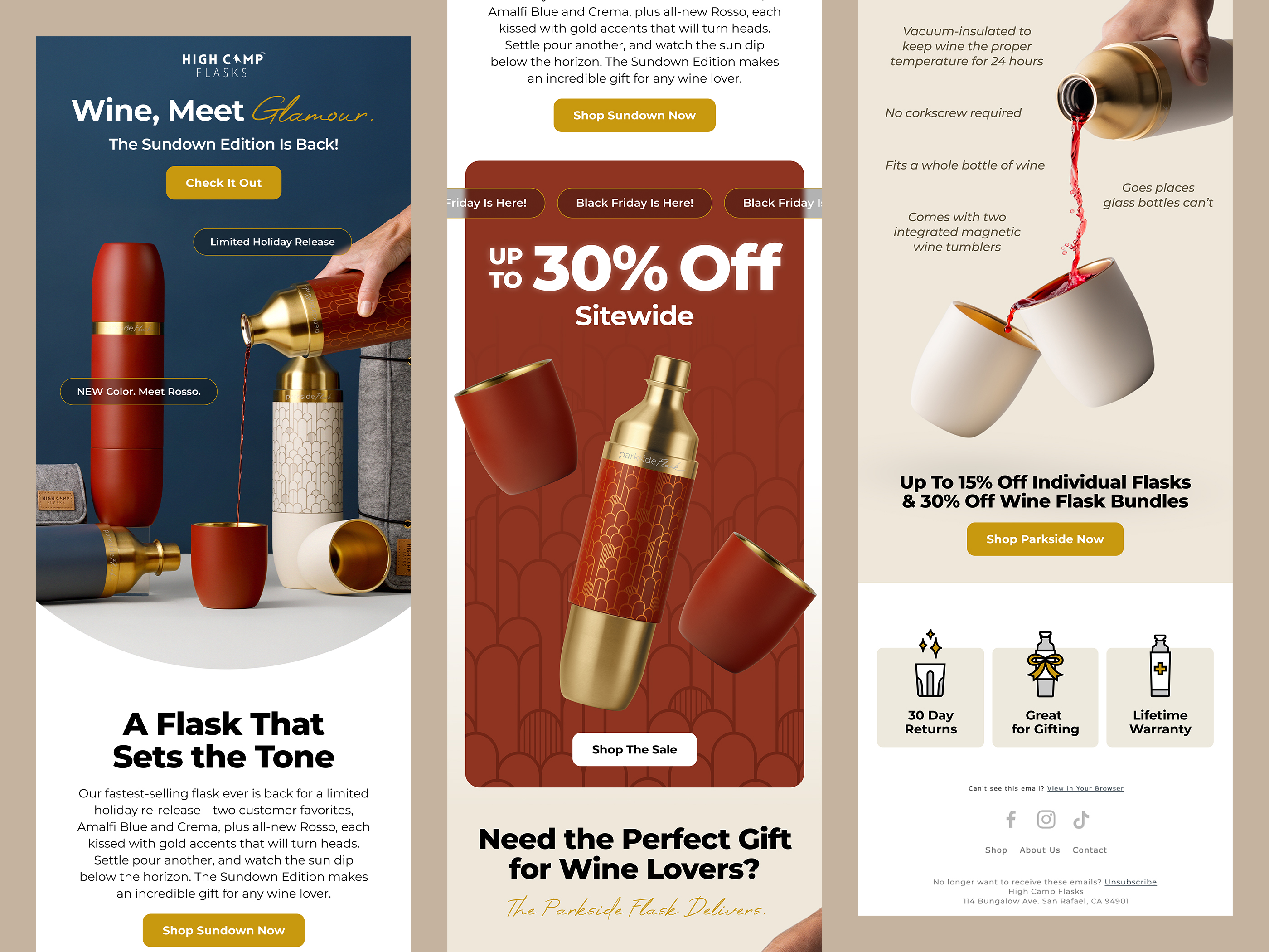 DarkRoast portfolio work for DTC brands