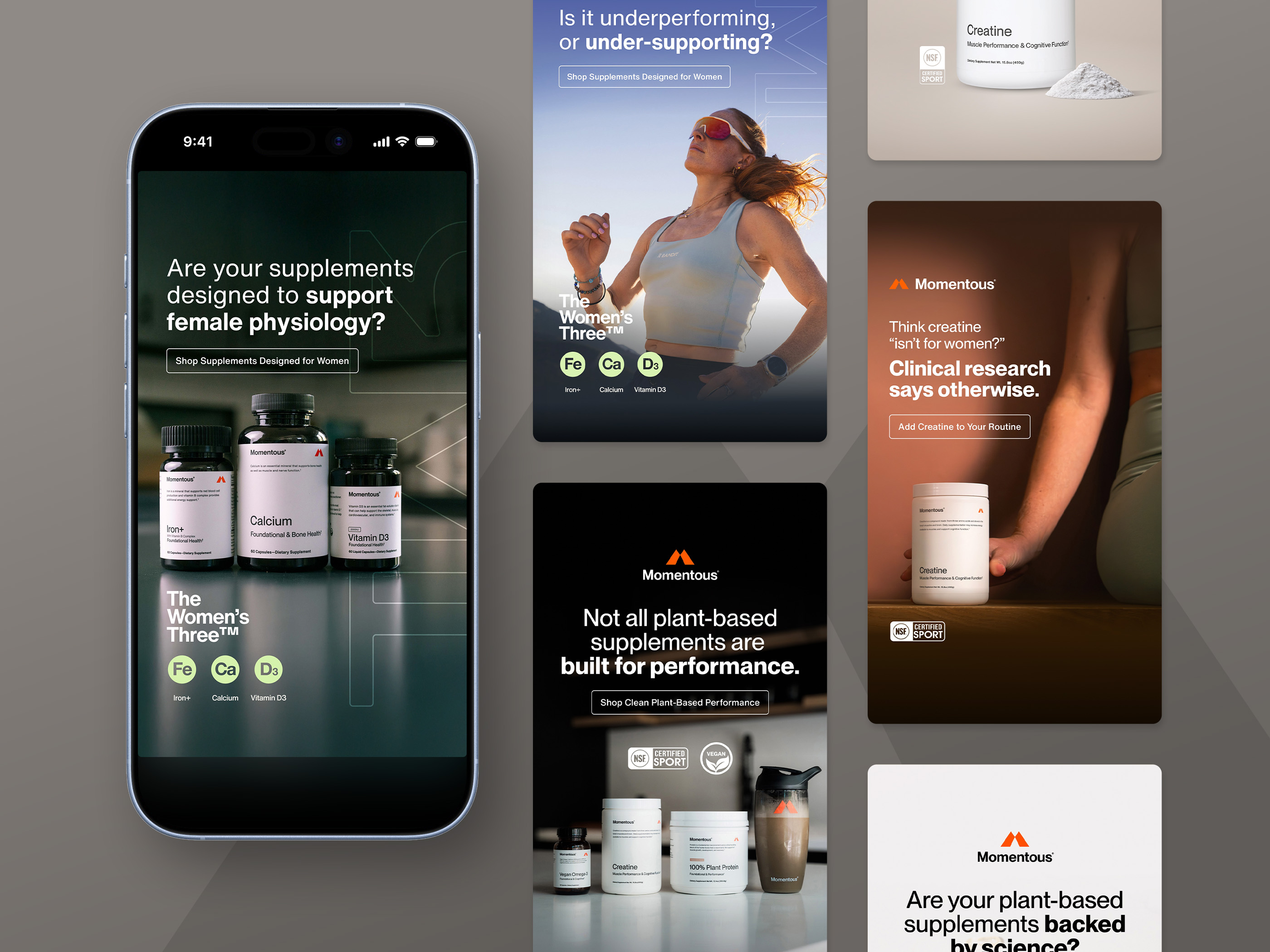 DarkRoast portfolio work for DTC brands