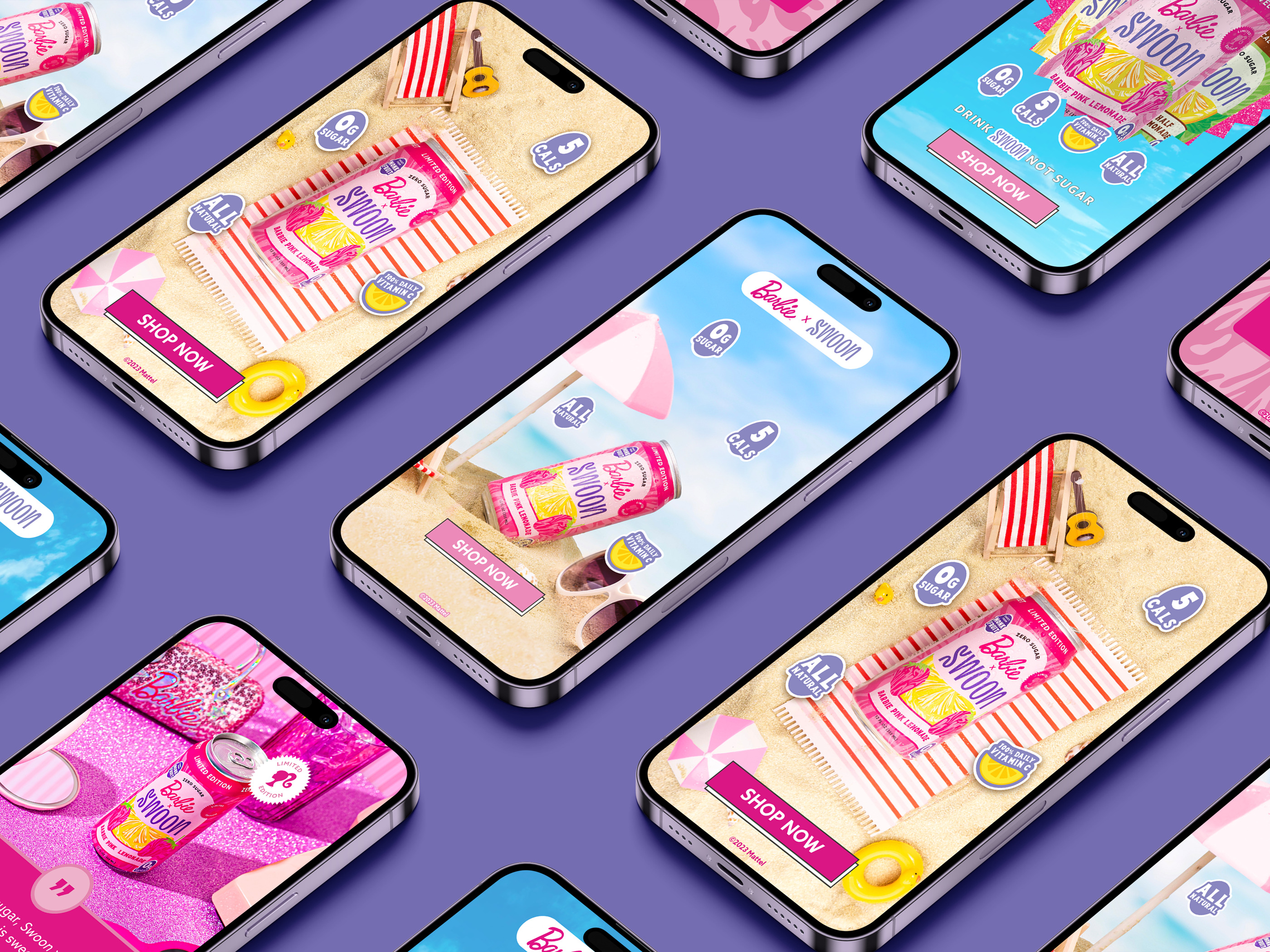 DarkRoast portfolio work for Beverage brands