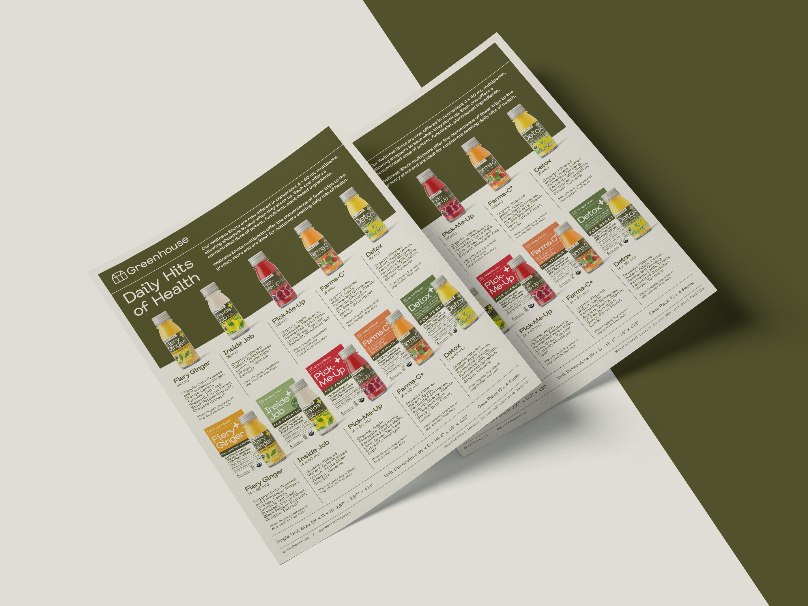 DarkRoast portfolio work for Beverage brands