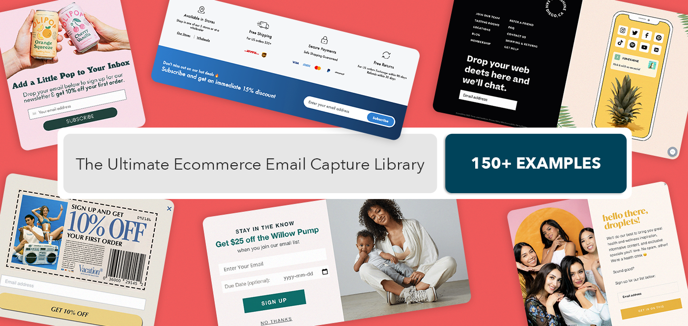 The Ultimate Email Capture Library (150+ Examples)