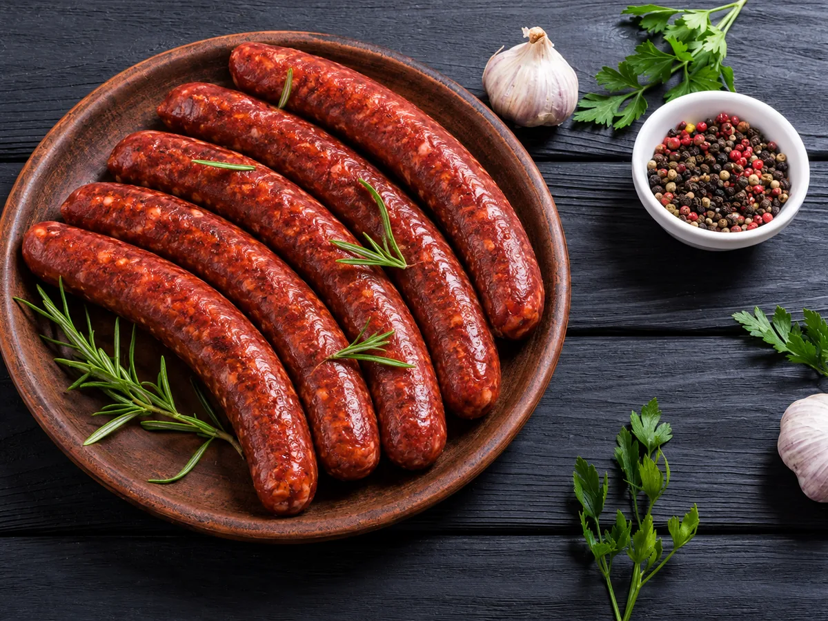 Merguez et kefta maison halal, boucherie Discontal