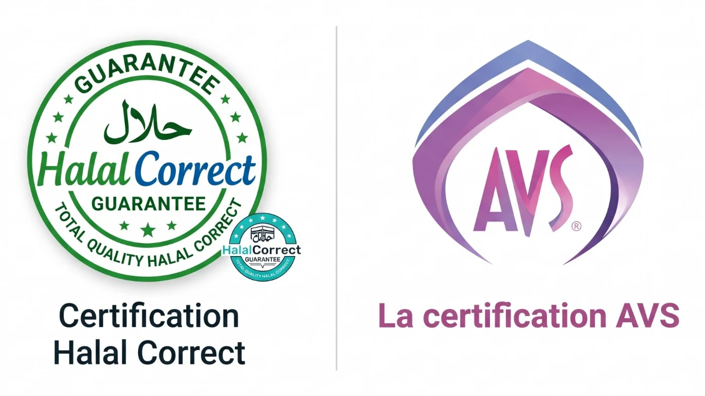 Logo de la certification halal AVS