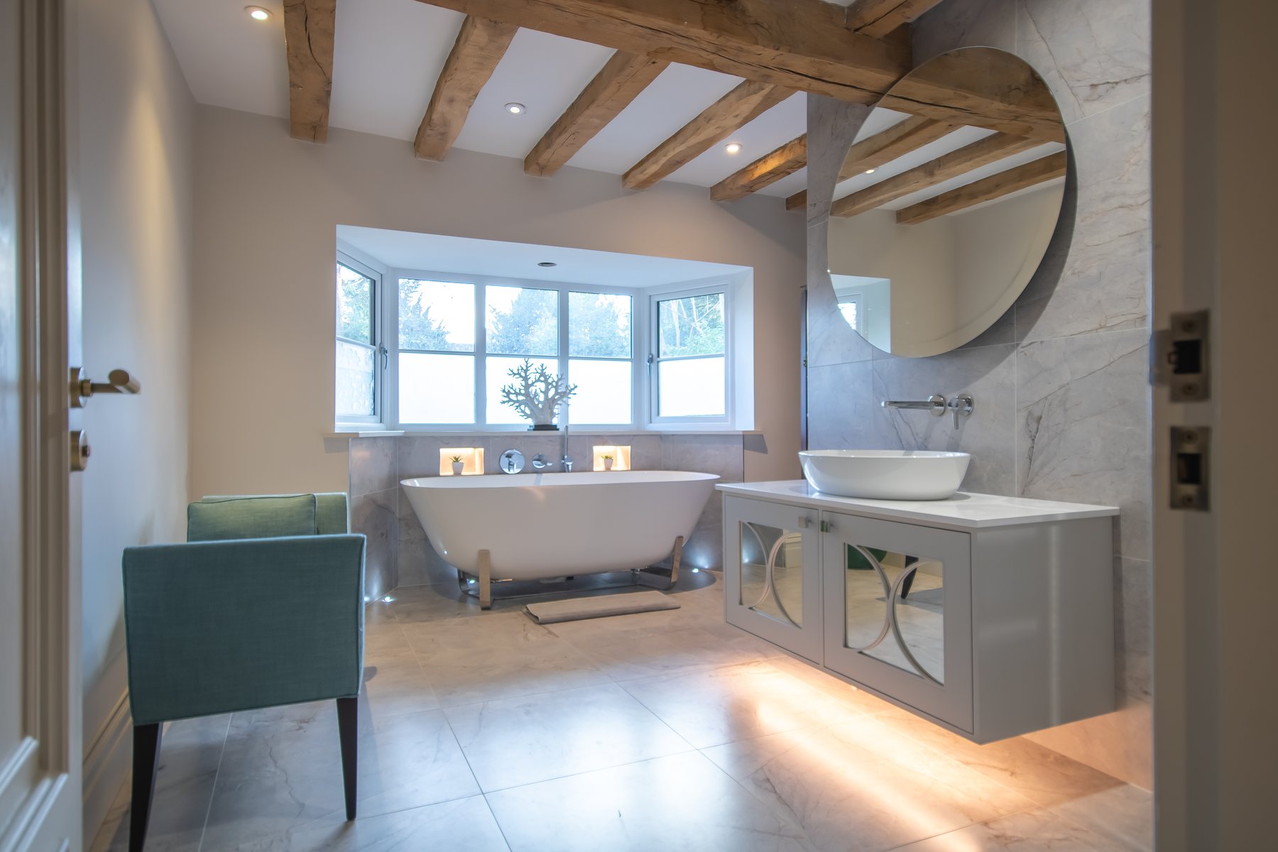 Completed bathroom at Hillside