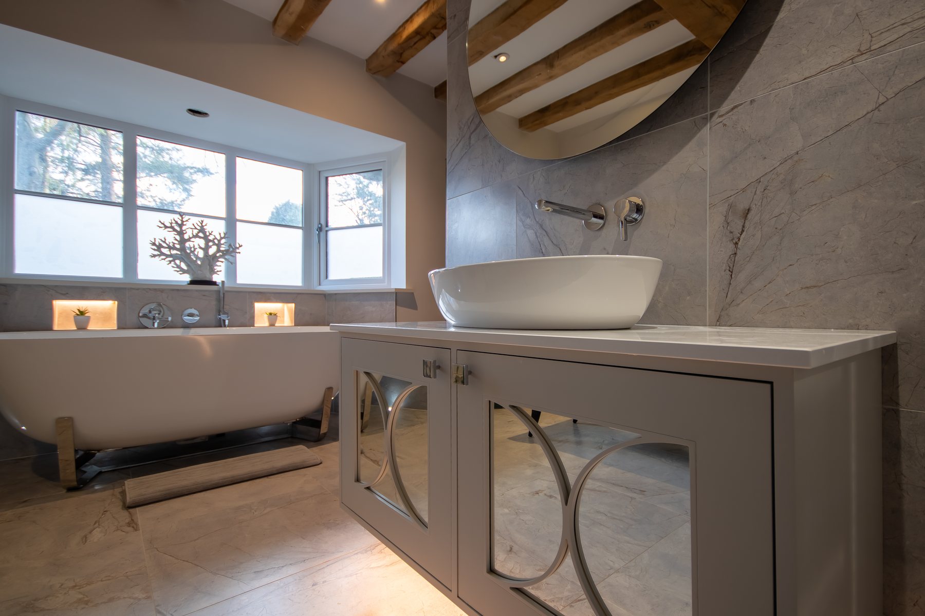 Bathroom detail view at Hillside