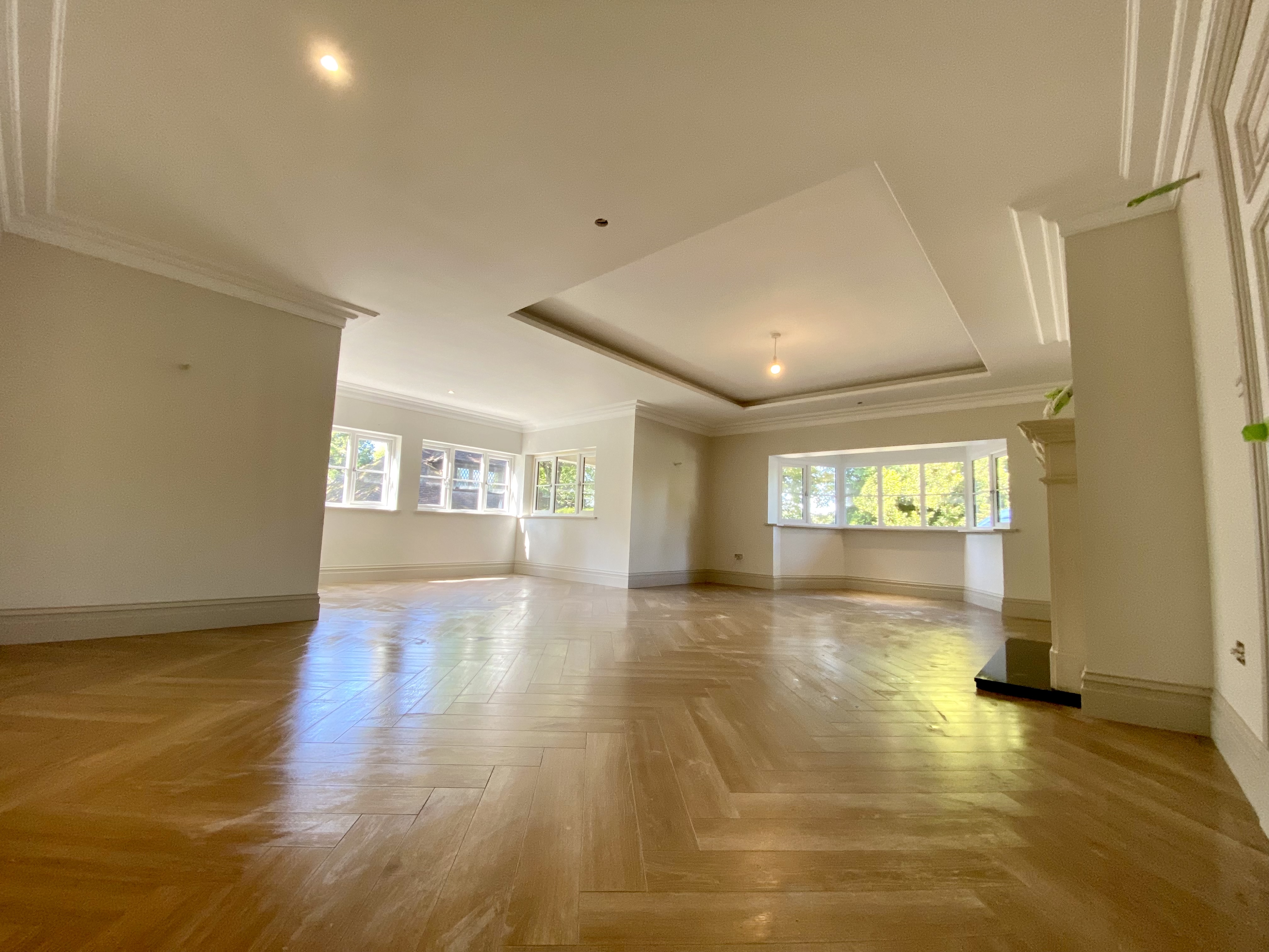 Interior decoration and finishing works nearing completion at Hillside