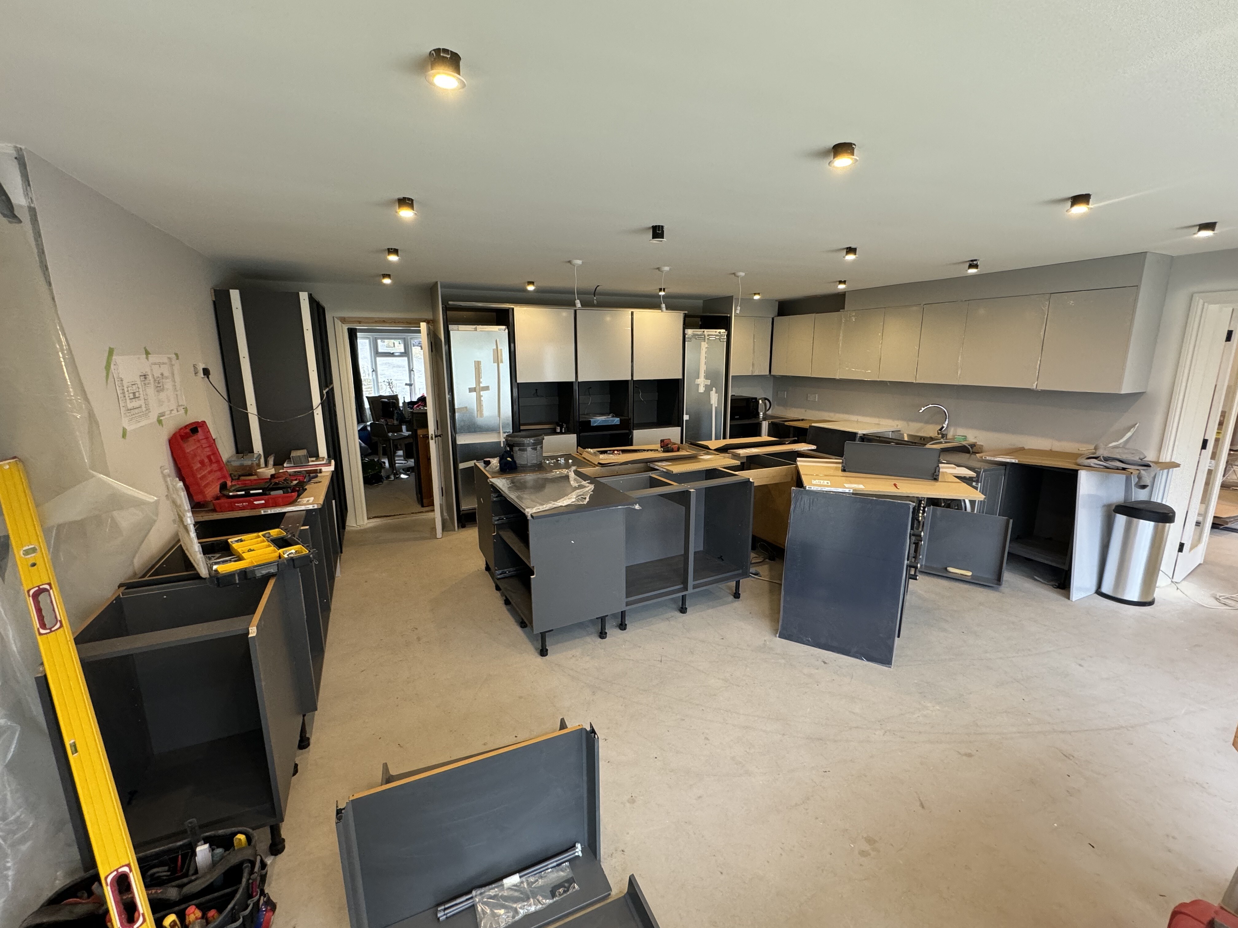 Kitchen fit-out progressing at Surrey Peaks