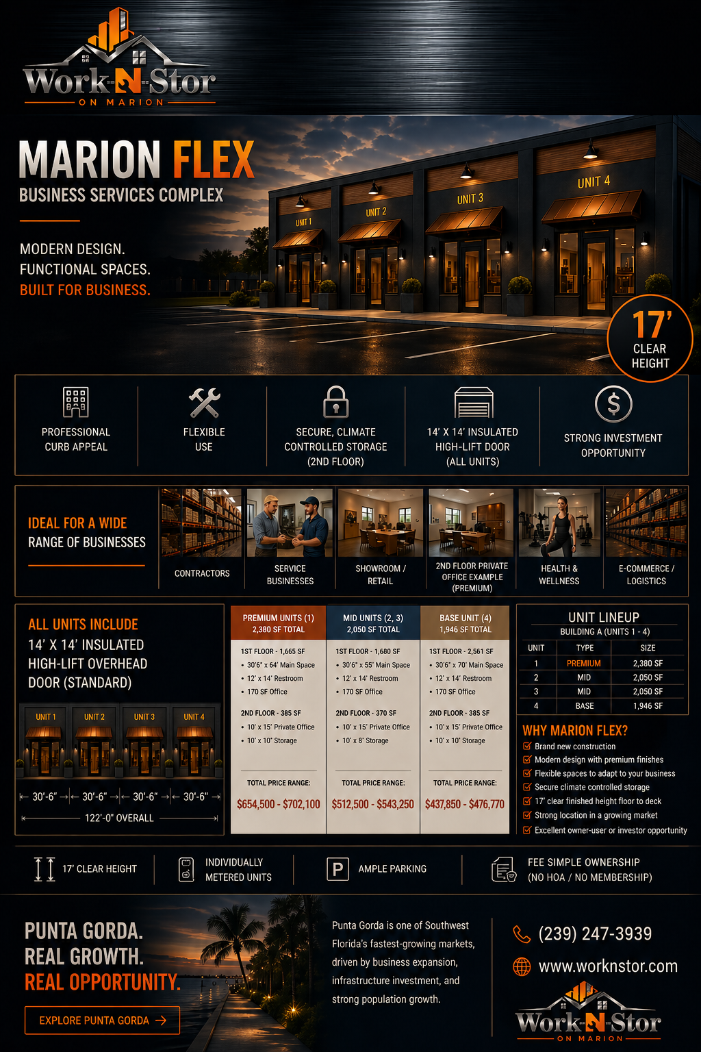 WorkNStor on Marion Flex Business Services Complex