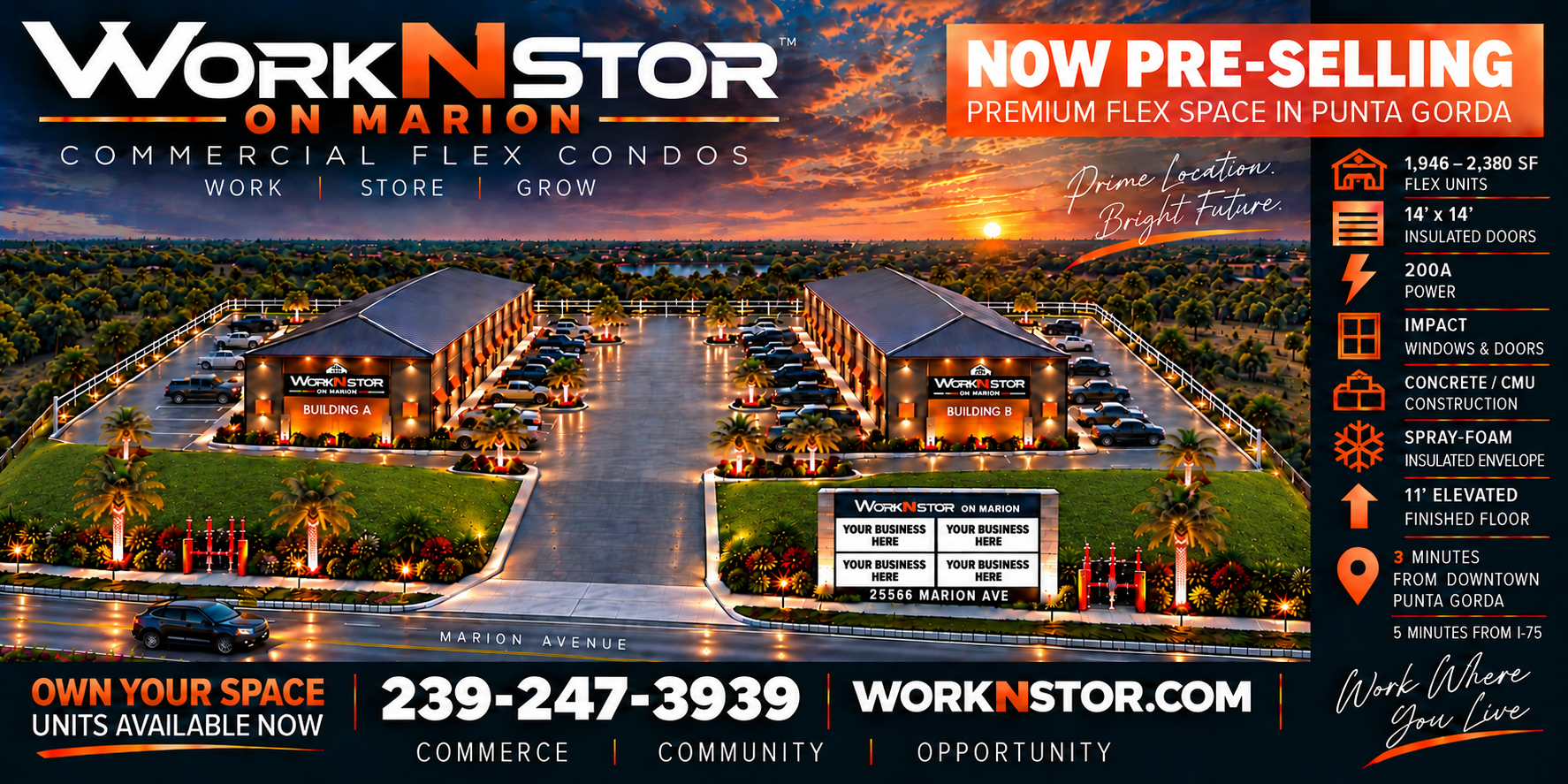 WorkNStor on Marion Flex Business Services Complex