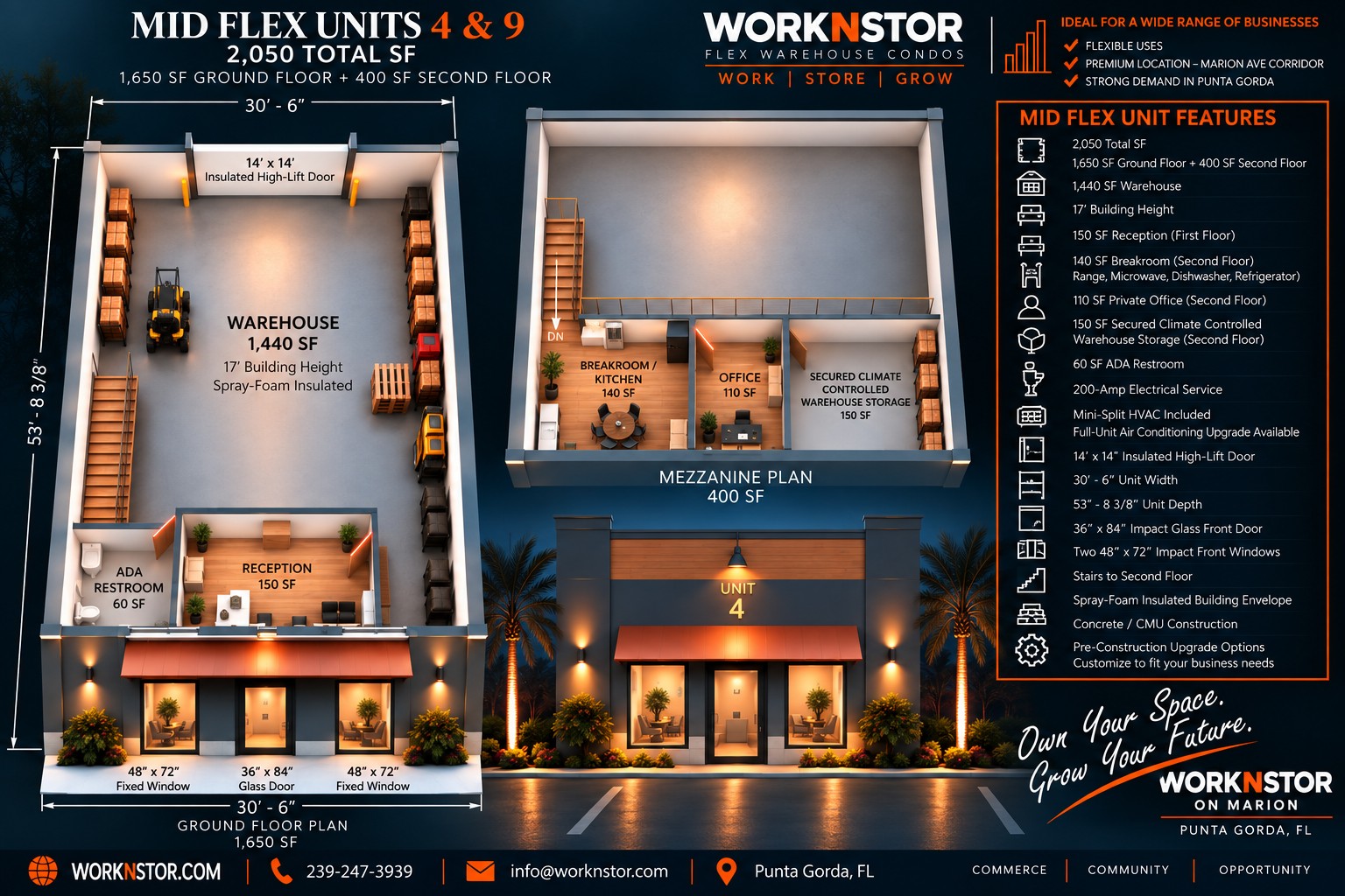 Mid Flex Units floor plan