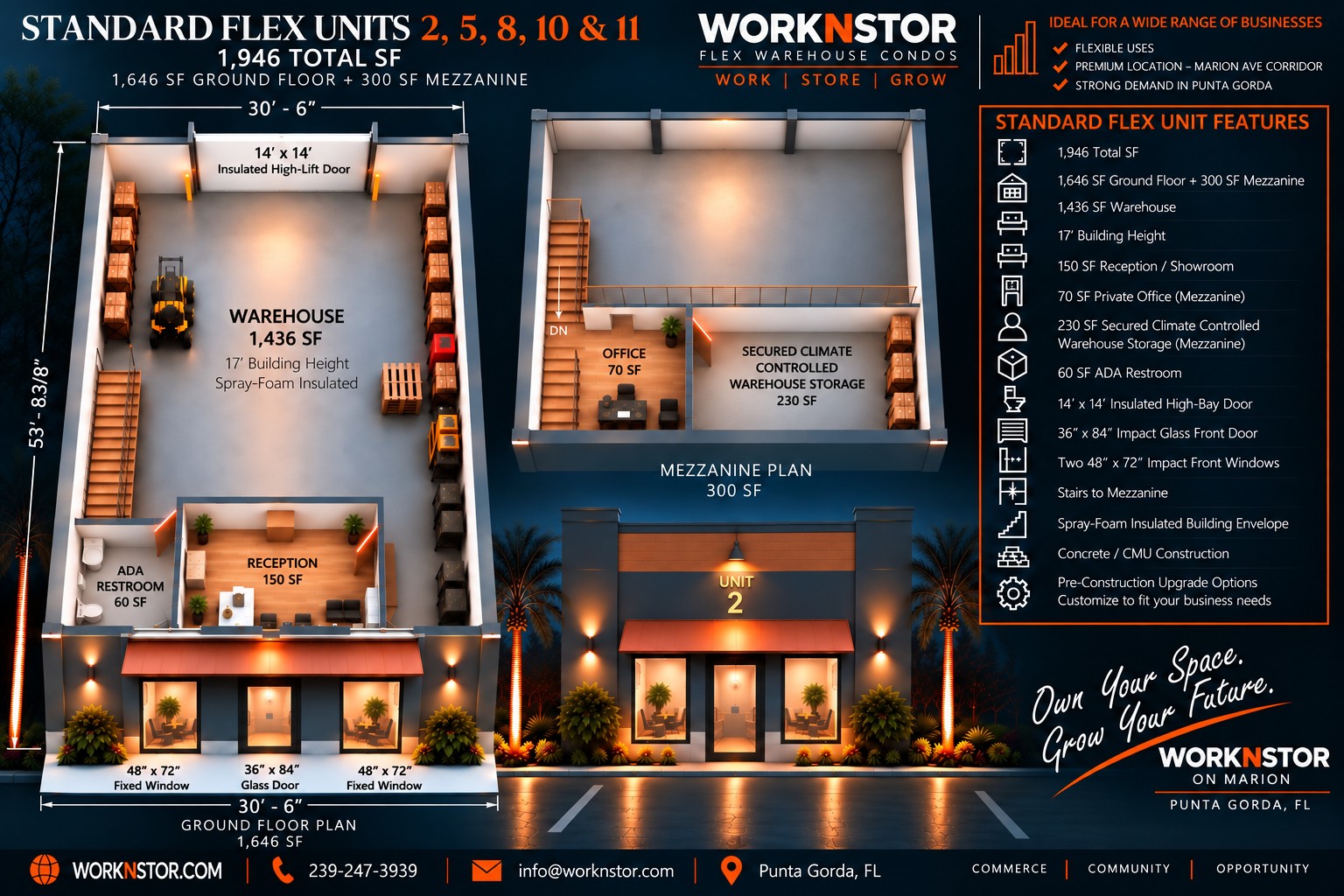 Standard Flex Units floor plan