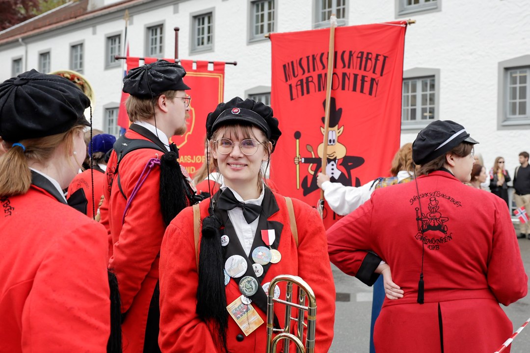 Korpsmusikere under 17. mai-feiringen – _SKR5314