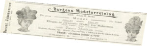 Klesannonser fra 1800-tallet