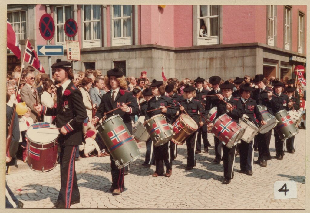 Markens Bataljon i Flaggtoget i 1978