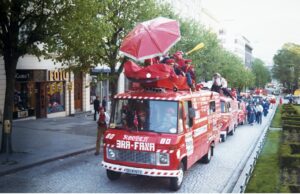 Rødrusskolonne i 1982