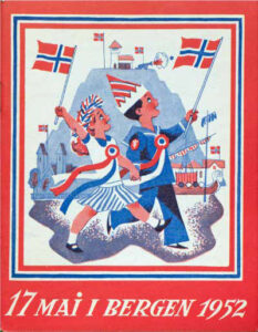 Historisk trykt 17. mai-program fra Bergen, bilde 2