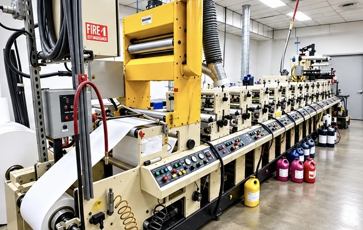 Narrow web flexo press