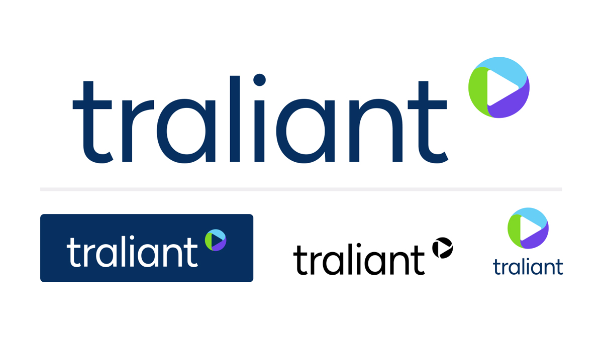 Variations of Traliant's logo
