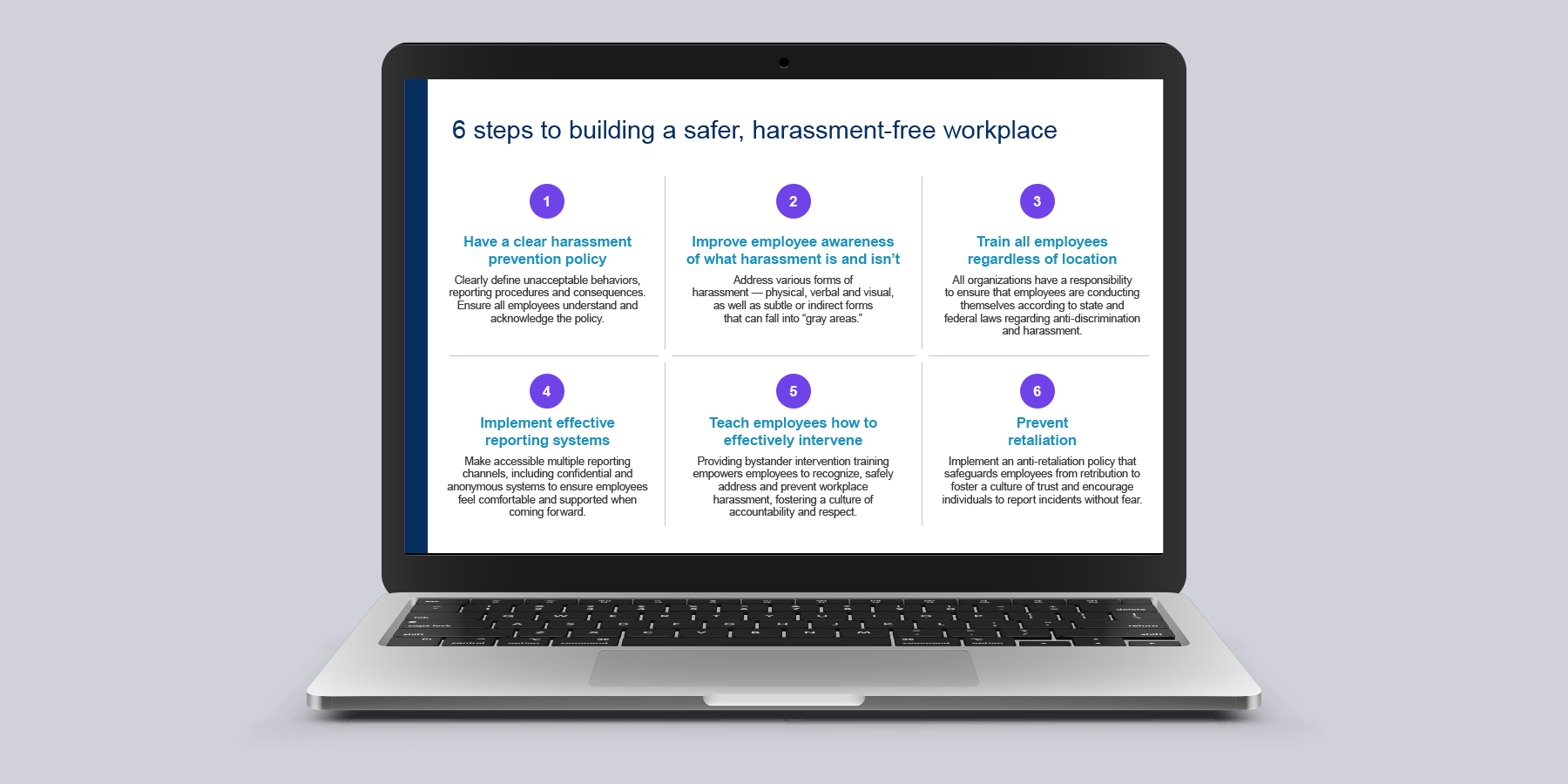 Traliant Presentation - 6 Steps Template