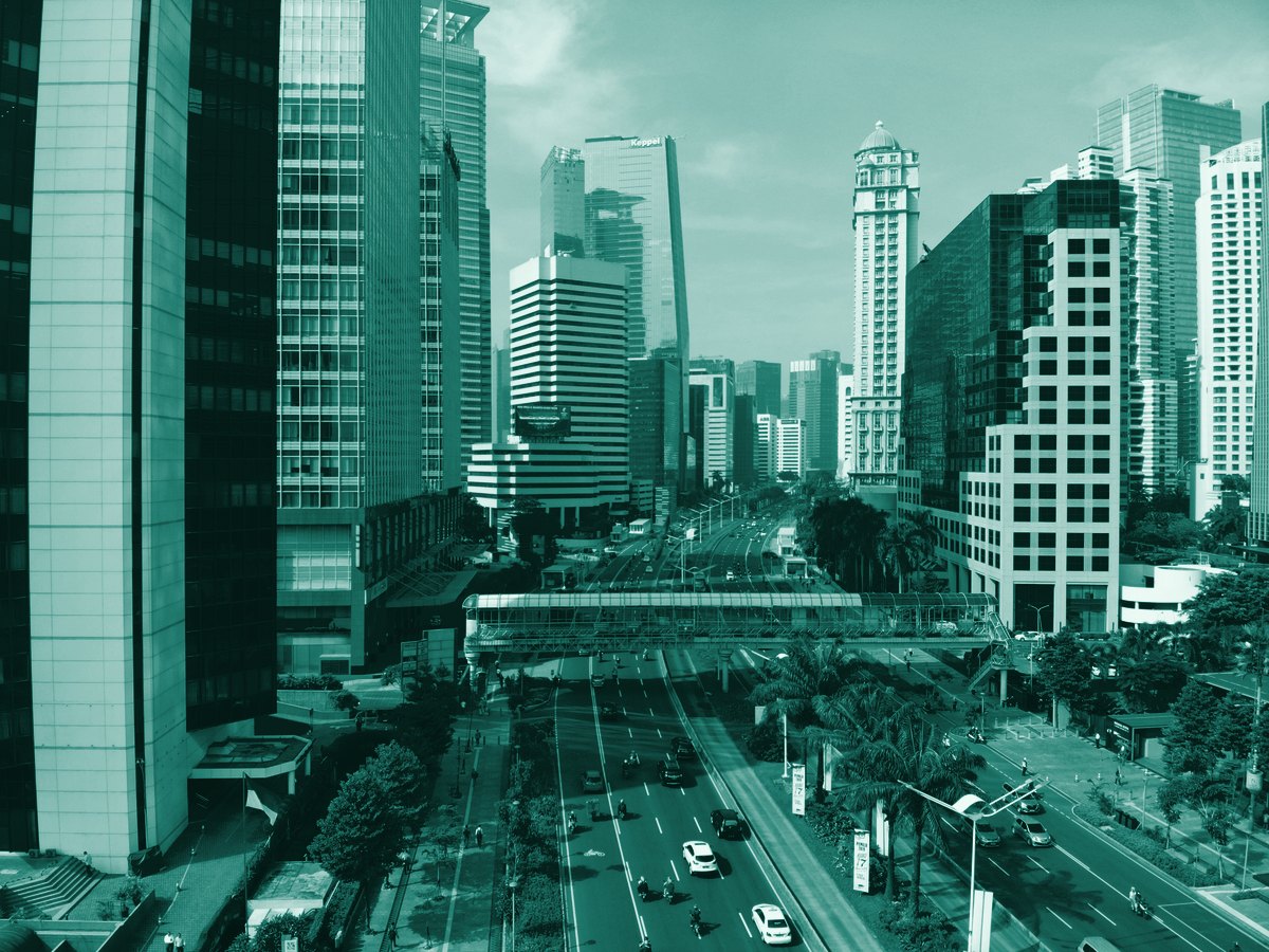 Jakarta city skyline, Indonesia