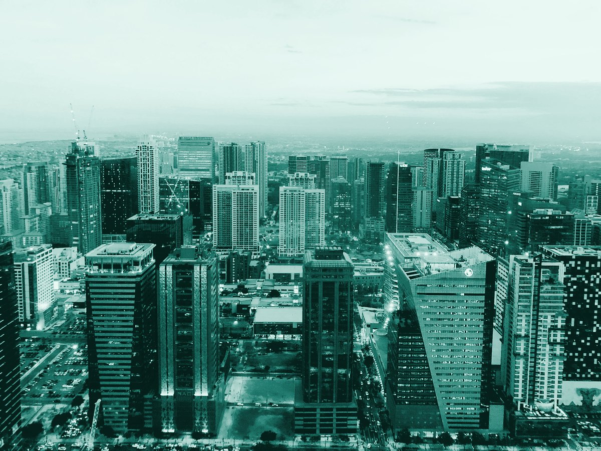 Manila city skyline, the Philippines