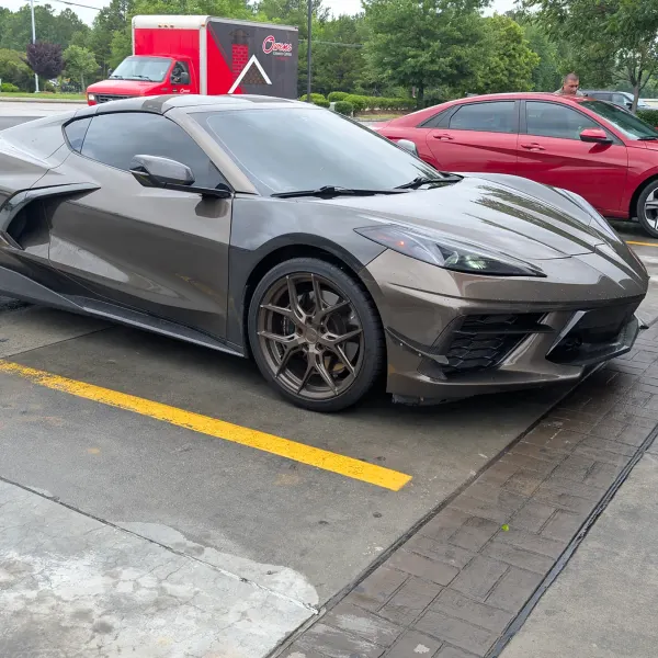 Corvette C8 — ceramic 5% installed by Elite Window Tinting, Navarre FL