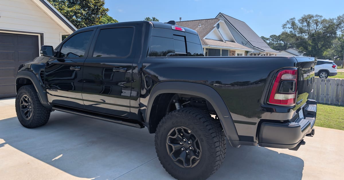 Elite Window Tinting mobile install on the Gulf Coast
