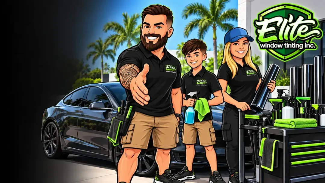 Illustration: the Elite installer offering a handshake