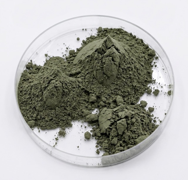 Trichoderma asperellum ชนิดผงในจานเพาะเชื้อ
