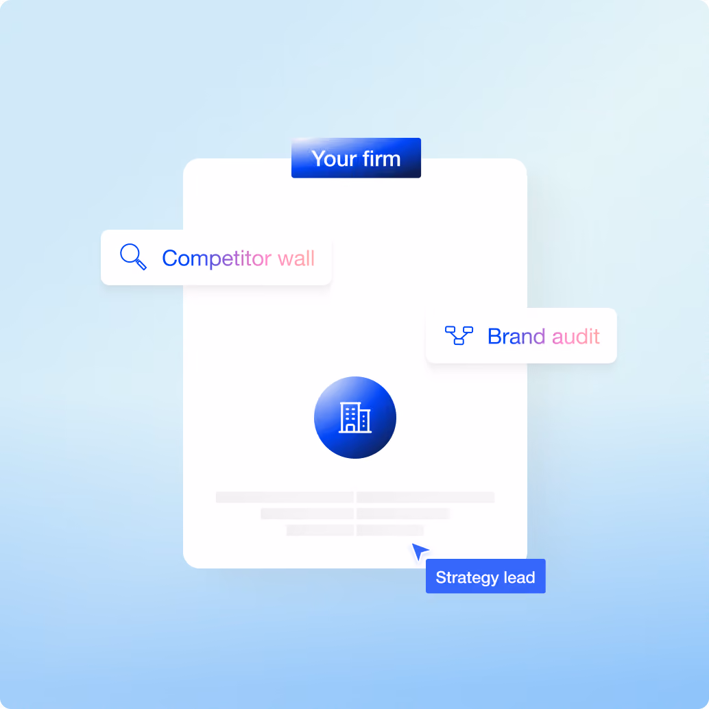 Illustration of a step in the Superpresence website process