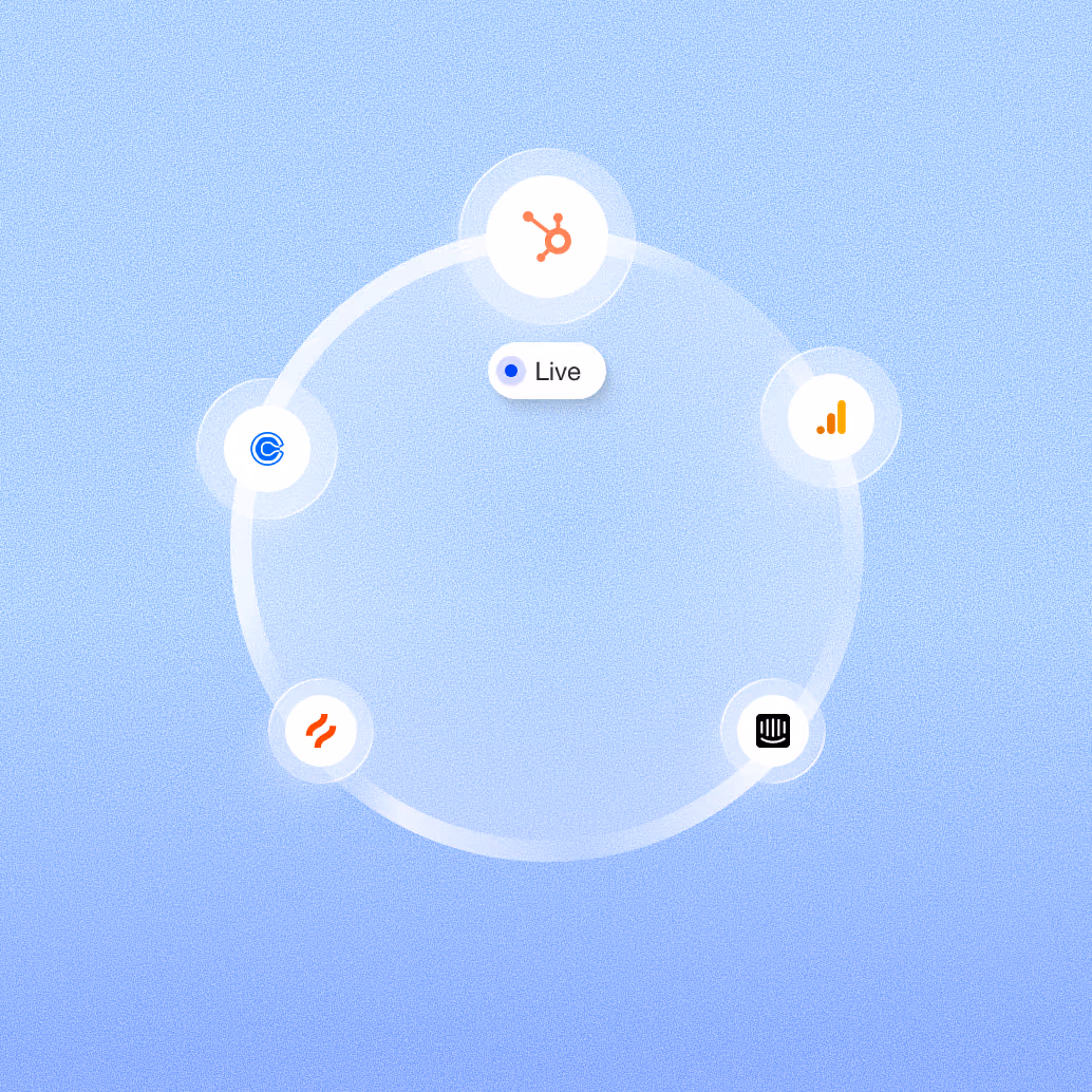 Integration hub connecting HubSpot, analytics and other marketing tools