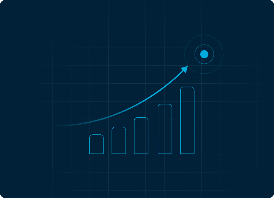 Graphic highlighting a Full Stadium client result