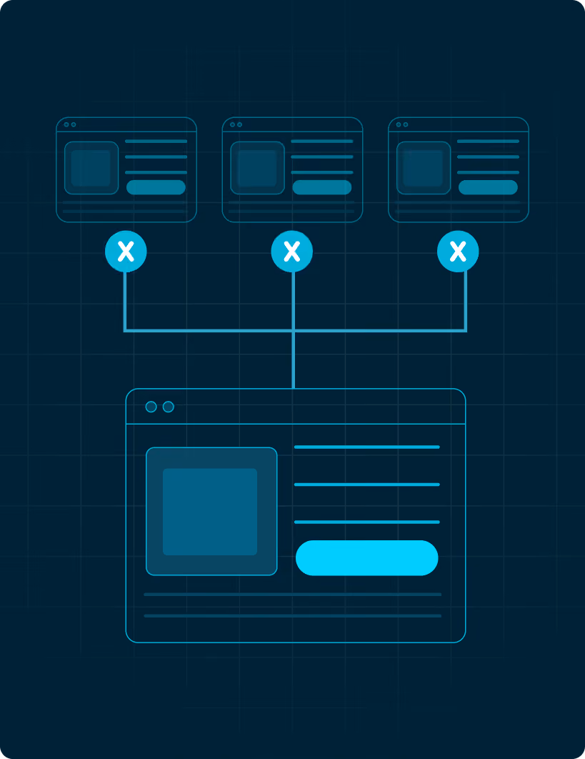Preview of a modern accounting firm website design