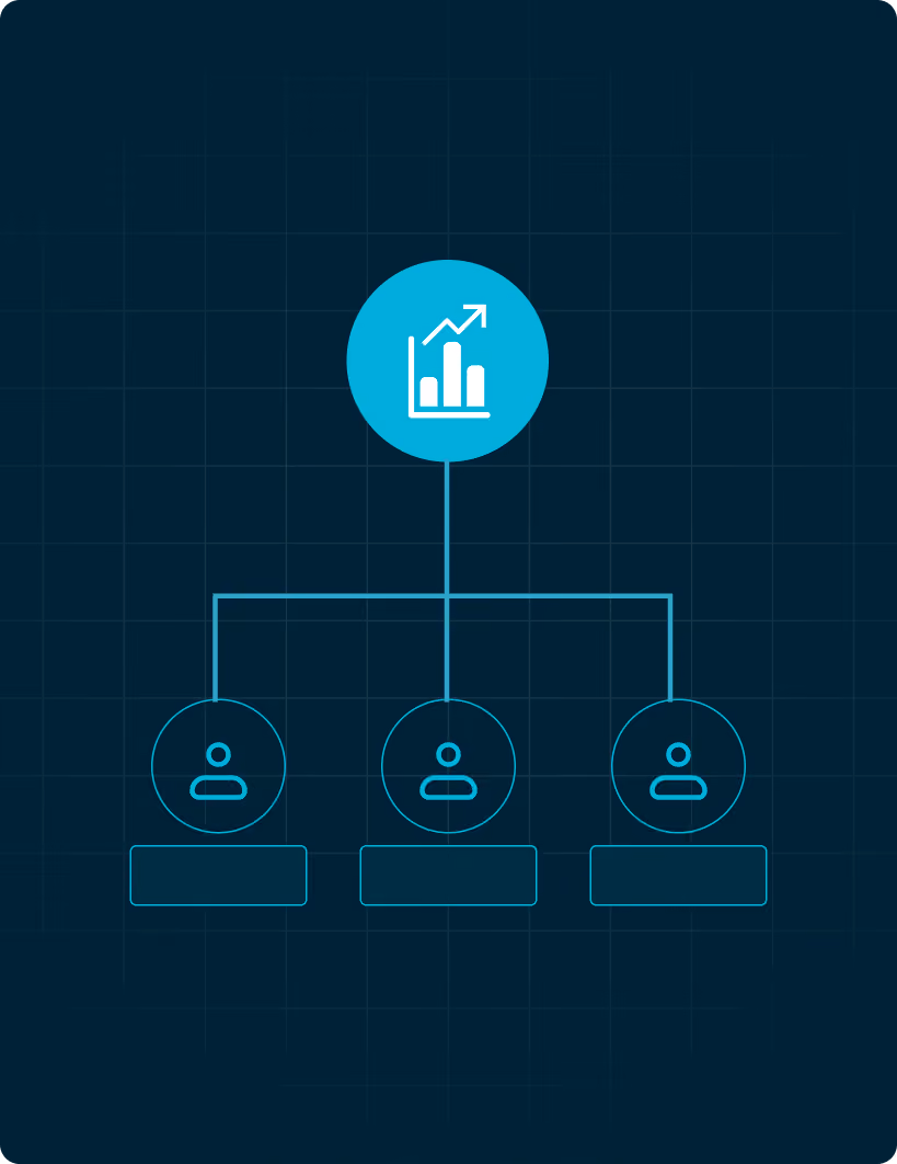 Illustration representing fractional CMO marketing leadership for accounting firms